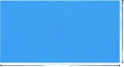 Immagine prodotto di Copertura solare per piscina, spessore del film, adattamento personalizzabile, impedisce l'evaporazione dell'acqua, 36x18ft 16mil