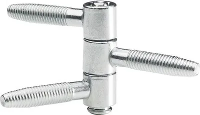 Produktbild von Einbohrband 3-teilig, H 46 x Ø 16 mm, verzinkt, 2 Stück