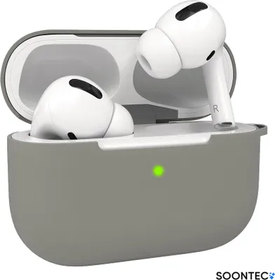 Immagine prodotto di AirPods Pro Cover Grigio Custodia SOONTEC Custodia protettiva in silicone per Apple AirPods Pro