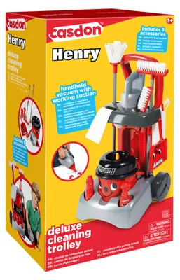 Immagine prodotto di Casdon Casdon Henry Deluxe Play Set carrello di pulizia