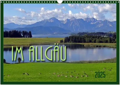 Produktbild von Im Allgäu (Wandkalender 2025 DIN A3 quer), CALVENDO Monatskalender