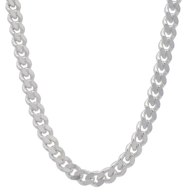 Produktbild von Silberkette Panzerkette Länge 70cm - Breite 3,3mm - 925 Silber