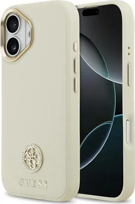 Produktbild von Guess MagSafe iPhone 17 Hülle – beige, Schutzhülle, Case