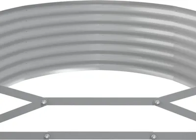 Immagine prodotto di Letto Giardino Acciaio Zincato 249x100x36cm Grigio