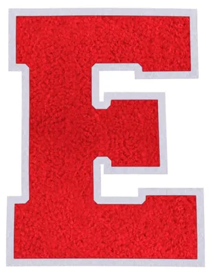 Bügelbare Buchstaben-Patches, selbstklebend, für Kleidung und Accessoires