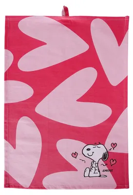 Produktbild von BUTLERS Geschirrtuch PEANUTS Herzen