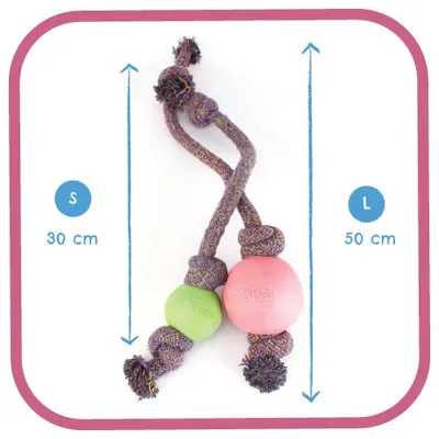 Immagine prodotto di BecoBall corda ECO-rosa_L