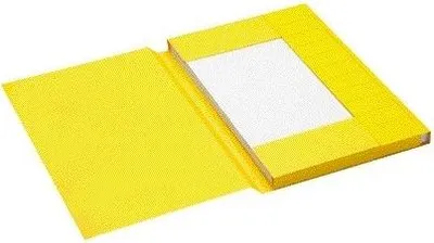 Produktbild von Jalema – Aktenmappe Folio, 3 Klappen, 100 % recycelter Karton, 250 g, gelb | 25 Stück