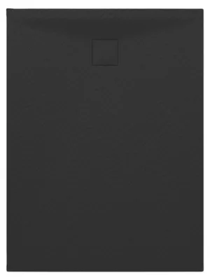 Produktbild von Granitan - Duschwanne - Duschtasse 100x70 cm - Schwarz - SMC - Antirutsch - mit Ablauf - TEJA