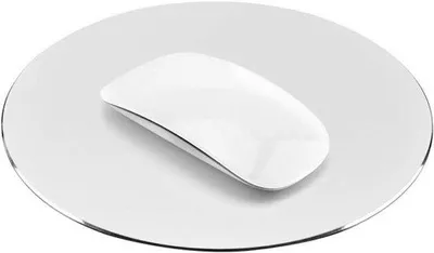 Produktbild von Aluminium Mauspad 8,66 Zoll (rund, Silber)