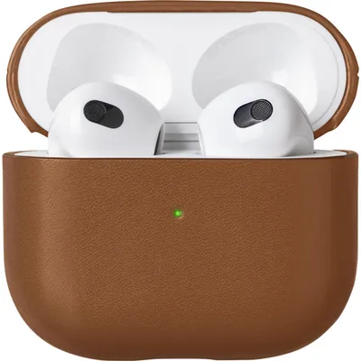 Immagine prodotto di NATIVE UNION, custodia protettiva per AirPods di terza generazione in pelle, marrone