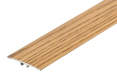 Zdjęcie produktu dla Profil progowy aluminiowy płaski 35mm 5w1 Cezar Dąb Mat 0,93m