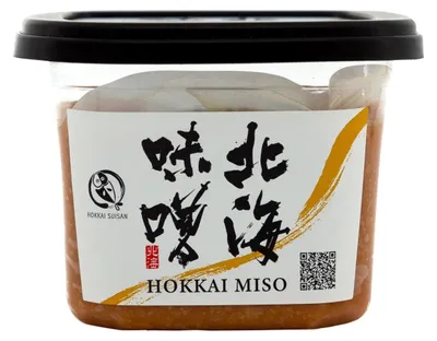 Produktbild von Hokkai Miso Sojabohnenpaste 400g – Traditionelle japanische Würzpaste für Suppen & Saucen