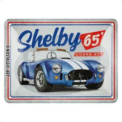 Zdjęcie produktu dla Nostalgic-Art - Blaszana tabliczka 15 x 20 cm - Shelby - Cobra 427