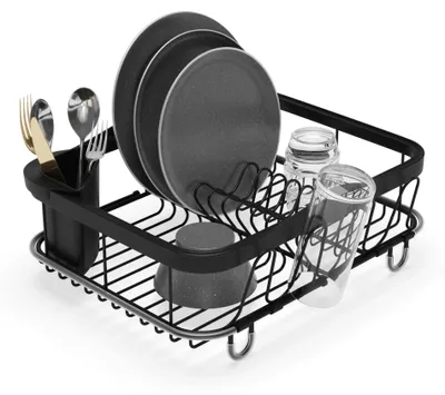 Produktbild von Umbra Sinkin Abtropfgestell Metall, platzsparend, 36 x 29 x 14 cm, Schwarz