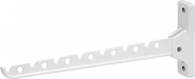 Produktbild von Kleiderlüfter klappbar 330 mm Aluminium weiß