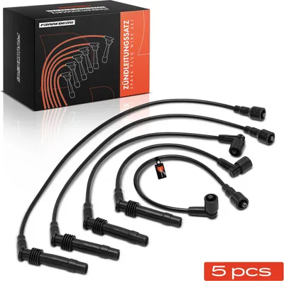 Image de Frankberg 5x Jeu de câbles d'allumage pour Opel Astra F T92 Corsa A Kadett E Vectra A