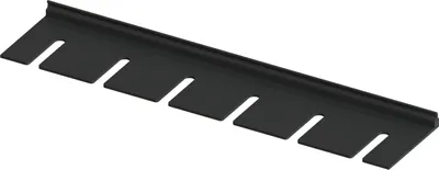 Produktbild von L&S Weinglas Halterung für bis zu 6 Weingläser 586mm - passend zu Wandleuchte Sign, Aluminium schwarz