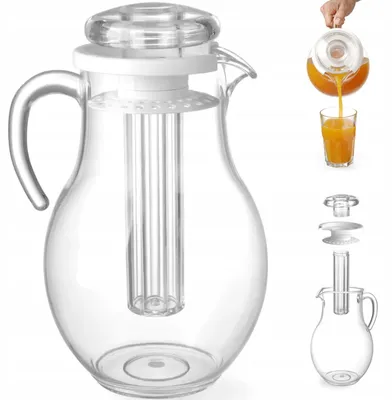 Produktbild von Hendi Getränkekanne 3L mit Eiseinsatz zum Servieren