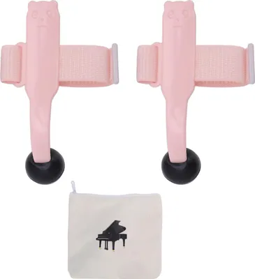 Produktbild von 1 Paar Klavierfingertrainer Starke Unterstützung für Lebensmittelqualität Gummi -Positionierung für Praxis Rosy