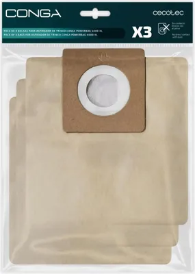 Imagen del producto de Cecotec 60939 - Pack De 3 Bolsas