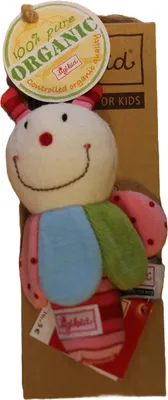 Produktbild von Sigikid - 48637 - Natural Love, Rasselkäfer, Rassel, Plüsch, 14cm