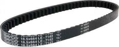 Produktbild von Dayco Keilriemen 16,5 x 664mm kompatibel mit Derbi Vamos, Velocifero, Suzuki Address