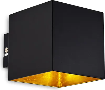 Produktbild von Riccio »Riccio« Wandlampe aus Metall in Schwarz/Gold