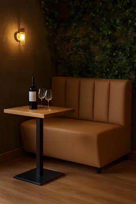 Zdjęcie produktu dla LOŻA barowa klubowa DO RESTAURACJI Z ECO SKÓRY na wymiar
