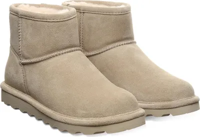 Produktbild von BEARPAW Alyssa Damen Winterstiefelette Lammfellstiefel Boots 2130W Beige, Schuhgröße:37 EU