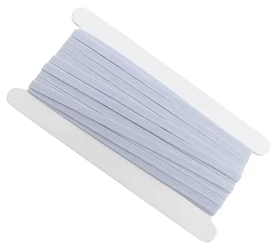 Elastikband zum Nähen, 10 m, weiß, 6 mm, für Kleidung & DIY