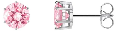 Produktbild von Thomas Sabo Ohrstecker mit großem, pinkfarbenem Stein 925 Sterlingsilber H2300-051-9