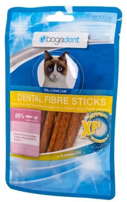 Zdjęcie produktu dla Przysmaki dla kota do czyszczenia zębów BOGADENT Dental kurczak, łosoś 50g
