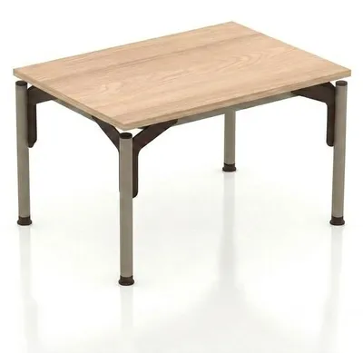 Produktbild von Moderner Wohnzimmertisch Beige Holzoptik Metall Einrichtung