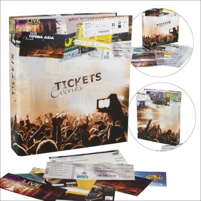 Produktbild von Sammelalbum für Eintrittskarten