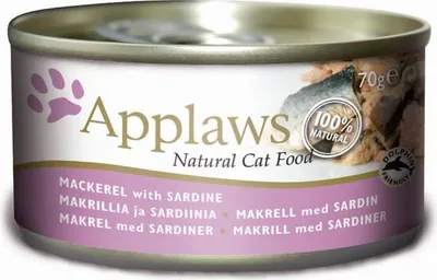 Image de Applaws Maquereau & Sardines 70gx24