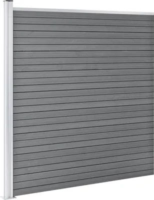 Immagine prodotto di Recinzione da giardino WPC 699x186 cm grigio