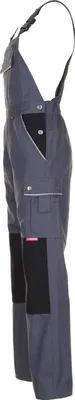 Obrázek produktu pro Pracovní kalhoty dungarees canvas 320 grey/black velikost 52