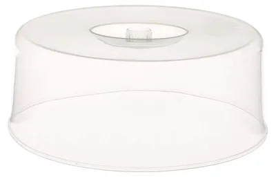 Tortenhaube Ø 30 cm, Kunststoff, transparent, mit Griff