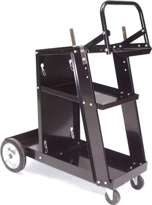 Produktbild von Schweißwagen Schweißgerätewagen mit Griff 06176 Werkstattwagen Flaschenwagen NEU