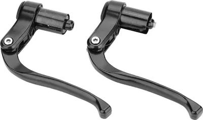 Obrázok produktu pre Brzdová páka pre bicykel s pevným prevodom a skladací bicykel, hliníkové príslušenstvo k riadidlám, čierna, upínanie 19-21 mm