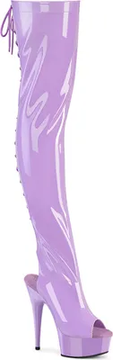 Produktbild von DELIGHT-3017 Damen Stiefelette von Pleaser Lavendel 37