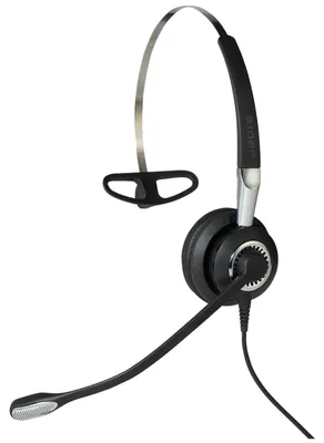 Zdjęcie produktu dla Jabra BIZ 2400 II, Przewodowa, Biuro/centrum telefoniczne, 54 g, Zestaw słuchawkowy, Czarny, Srebrny