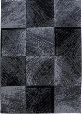 Immagine prodotto di 80x150 cm Tappeto a pezzi Plus 8003 nero