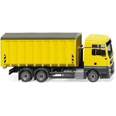Produktbild von Wiking - Abrollcontainer MAN TGX Euro 6c/Meiller - zinkgelb