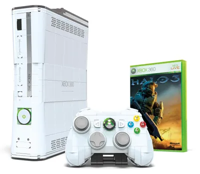 Produktbild von MEGA Microsoft Xbox 360 Spielset mit Lichtern für Sammler (1342 Teile)