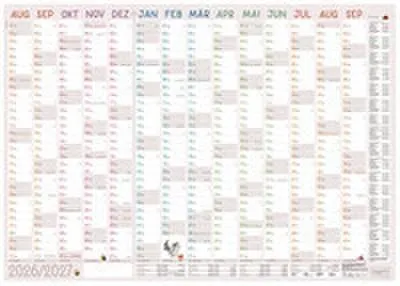 Produktbild von Wandkalender Erzieher A1+ 2026/2027