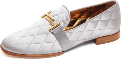 Produktbild von F3272 mocassino donna satin grau TOD'S scarpe raso Schuh loafer Frau