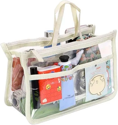 Produktbild von Famanu Handtaschen-Organizer mit 8 Fächern - Beige