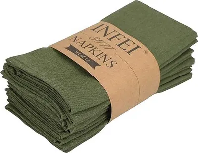 Produktbild von Kartonnen katoenen Servietten - Stoffen Servietten mit Slijtvaste Full-Katun Qualität